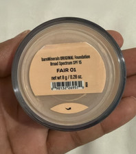 bareMinerals Original Foundation Fair 01 SPF15 Loose Powder 8g NEW