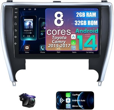 Car Radio for Toyota Camry 2015-2017 Android 10.1'' Touchscreen AM/FM/RDS 2+32GB