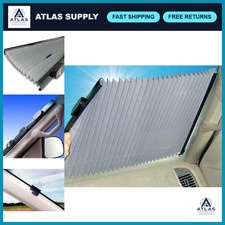Retractable Windshield Sunshade For Sedans Suvs - Uv Protection Heat Blocking
