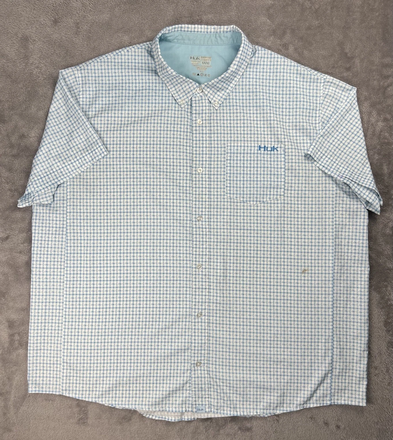 HUK Fishing Shirt Mens 3XL Performance Tide Point Button Up Hiking Outdoor
Opens in a new window or 