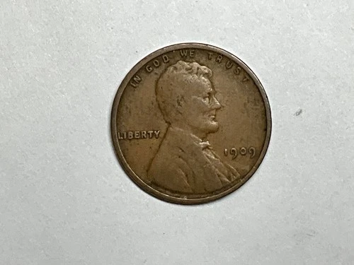 1909 VDB Lincoln Wheat Cent Good Details #1 See Photos