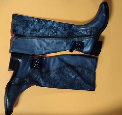 Originelle spanische  Damenstiefel Größe 42  