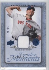 2008 A Piece of History Timeless Moments Blue Jerseys 20/25 Josh Beckett 9bw