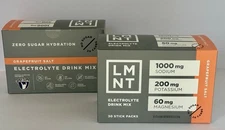 LMNT Grapefruit Salt Electrolyte Keto Drink Mix Pack of 30 Sticks Christmas SALE