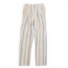 Billabong Womens New Moves Pants White Striped Pleated The Salty BlondeSize 25