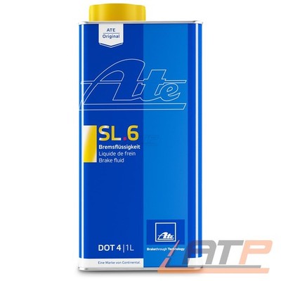 ORIGINAL ATE 1 L LITER BREMSEN FLÜSSIGKEIT BREMSFLÜSSIGKEIT SL.6 DOT4 