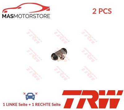 RADBREMSZYLINDER TROMMELBREMSE PAAR HINTEN TRW BWF362 2PCS A FÜR FIAT 500,500 C