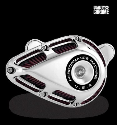 Performance Machine Jet Air Cleaners Chrome 0206-2140-CH