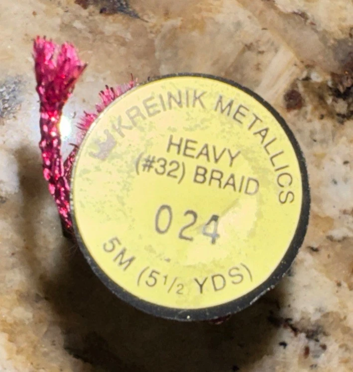 Kreinik Metallics heavy braid #32 Color 024 5M - Image 3 of 3