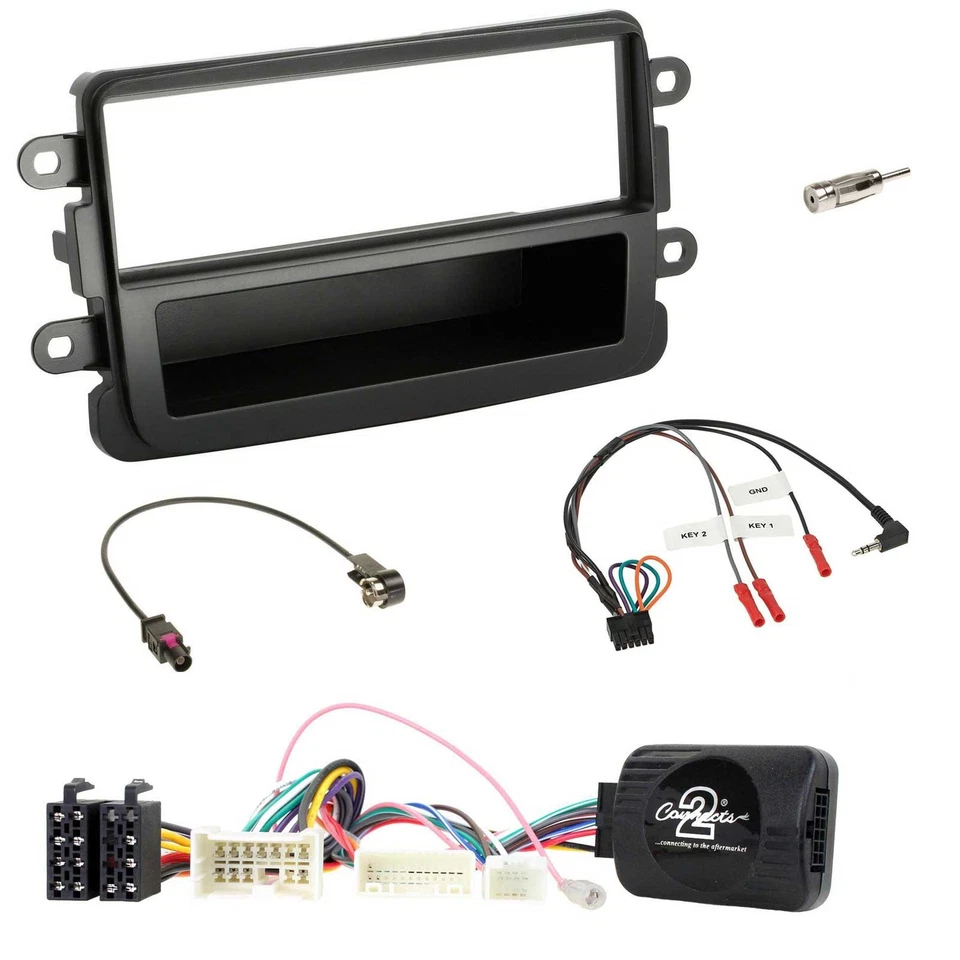 Blaupunkt Bluetooth DAB Lenkrad USB Autoradio für Dacia ab 2012 schwarz - Bild 3 von 4