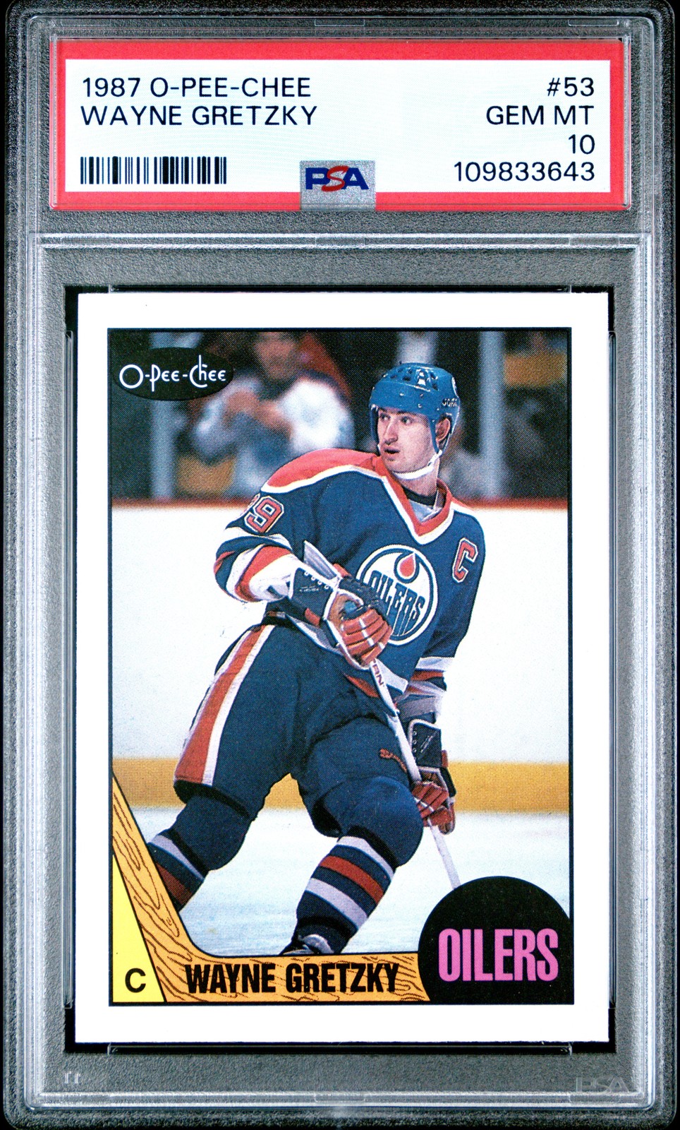 1987 O-PEE-CHEE #53 WAYNE GRETZKY PSA 10