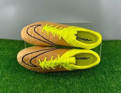 Nike Hypervenom Phinish Leather FG Elite US9 UK8 Brown boots