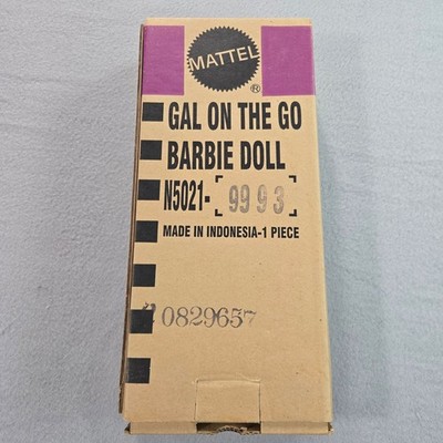 Mattel Barbie Doll Gal on the Go N5021 Gold Label Silkstone BFMC