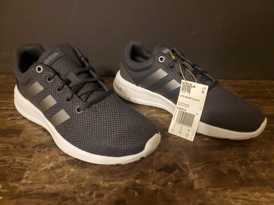 Adidas Women's Lite Racer CLN 2.0 Running Shoe, Black/Silver Size 6.5 