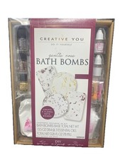Creative You D.I.Y. Gentle Rose Bath Bombs With Essential Oils  Dried Flowers