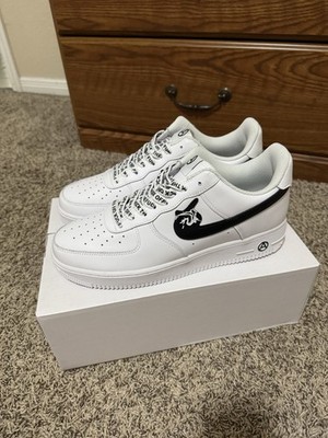 INEVERHEARDOFYOU F**K OFF AIR FORCE 1 Size 8 and 11 Rare White Black