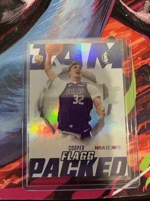 Topps NBA 9-Card Rookie Lot Cooper Flagg, Kon Knueppel Topps Chrome Hoops