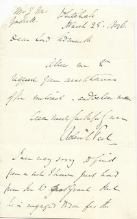 1926 Sir Robert Peel Prime MinisterLetter Signed at Whitehall