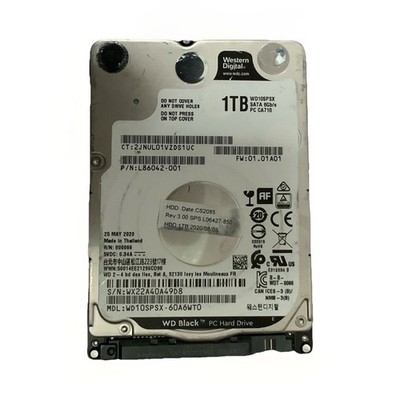 Western Digital WD Black WD10SPSX 1TB 2.5in SATA III 7200RPM 64MB HDD