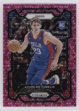 2023-24 Panini Prizm Fast Break Pink Prizm 40/50 Azuolas Tubelis #283 1ib5