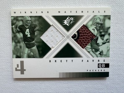 2000 SPx - Winning Materials Brett Favre #WM-BF (MEM) Game Used/worn