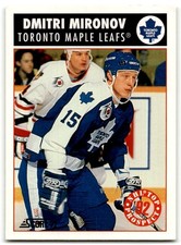 1992-93 Score Dmitri Mironov Toronto Maple Leafs #468