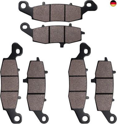 Bremsbeläge vorne und hinten für Kawasaki ZR-7 ZR750 1999-2004 ZR7-S ZR 750 2001