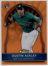 2011 Dustin Ackley Topps Finest Orange Refractor    RC 18/99    #76 (F1494)