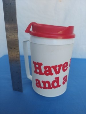80's Have A Coke And A Smile Therma-serv Insulated 12oz. Cup U.S. Made