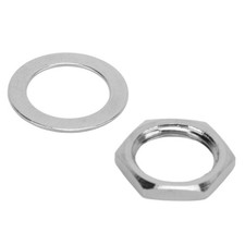 G3/8 Female Thread Nuts Metal Washer Kit Instrument Jack Fasteners For Elect CUT