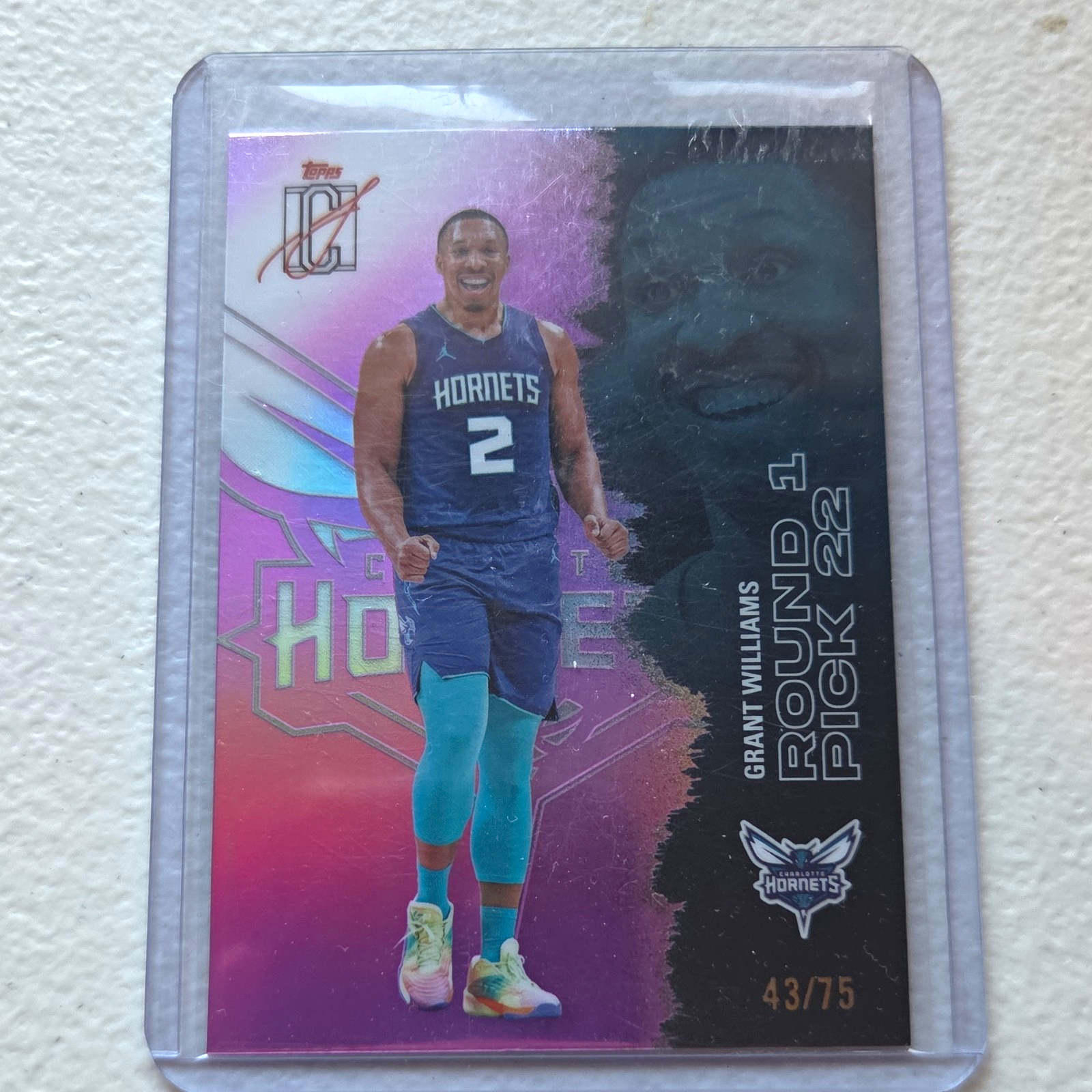 Topps 2025-26 Signature Class Chrome Grant Williams #39 Pink /75