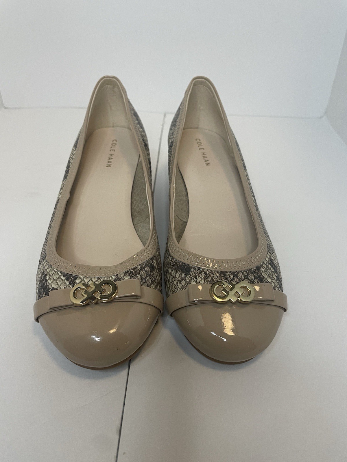 Cole Haan Python Leather Weatherproof Size 6.5 B … - image 2