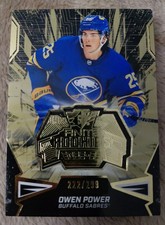Owen Power SABRES 2022-23 SPx Finite Rookies Gold RC /299