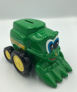 Vintage 1999 John Deere Ceramic Piggy Bank -  Near Mint Condition