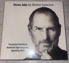 Steve Jobs by Walter Isaacson Translated to ASL by Wink, 9 DVD Am. Sign Language