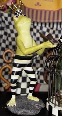 MacKenzie- Childs Exclusive Courtly Check Fergal the Frog New