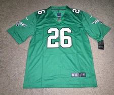 Saquon Barkley #26 Eagles Kelly Green Stitched Men's Jerseys