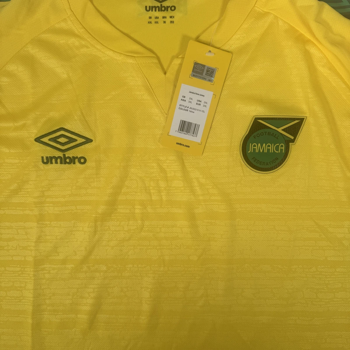 Maillot D'entraînement De Football Jamaïque 2018/20 Umbro - Taille XXL Adulte - Neuf Avec étiquette (BNWT)