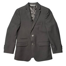 Marc New York Andrew Marc Kids Black Skinny Fit Blazer Suit Jacket Boys Size 10