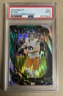 2024 Panini Select - Club Level Bo Nix#221 (RC) Black & Green Shock Prizm  PSA 9
