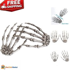 Fun and Scary Skeleton Hand Pair - Perfect for Halloween Parties and Displays
