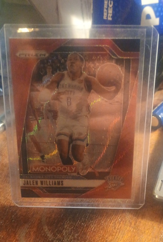 2024-25 Panini Prizm Monopoly - Jalen Williams #81 Ruby Wave Prizm