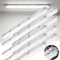 10X 120Cm Led Feuchtraumlampe Garage Deckenleuchte Wannenleuchte RöHre Kaltweiß
