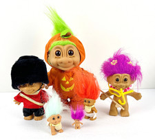 Lot of RUSS Troll Dolls - Fisher, Royal Guard, Babies, Charm, Jack o' Lantern