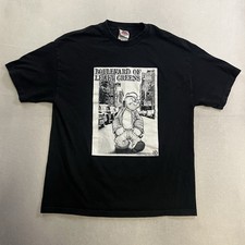 Vintage Popeye 2002 T-Shirt Men  s Size XL Black Boulevard Of Leafy Greens Y2K
