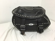 OEM Harley-Davidson Heritage Softail Studded Leather Saddlebags, Used, (SR536)
