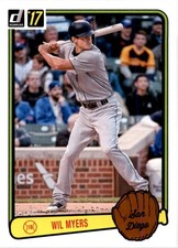 2017 Donruss '83 Retro Variations #RV27 Wil Myers - BB