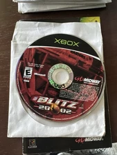 NFL Blitz 20-02 (Microsoft Xbox, 2002) Disk And Manual Only *Untested*