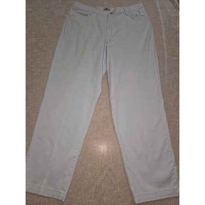 Lee Womens Straight Leg Stretch Pants Light Blue Gray 18P COY-F236-005