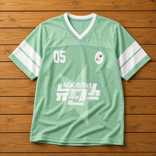 NEWJEANS NJZ Football Jersey Green Shirt Kpop BUNNIES Concert Outfit K69
